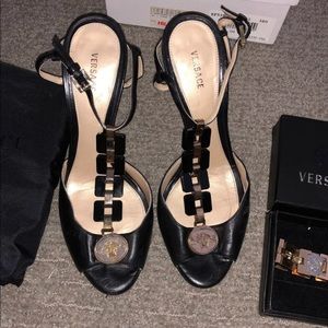 Authentic Versace shoes and bracelet.
